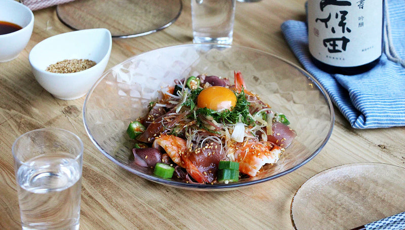 Seafood Salad with Three Condiments