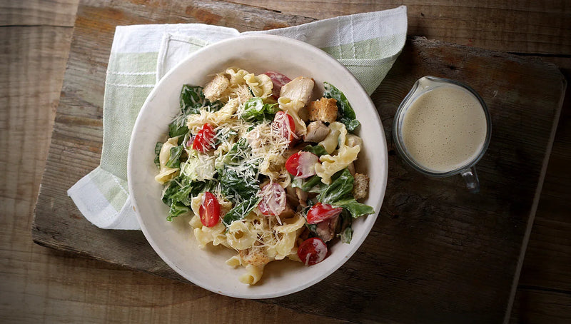 Caesar Salad Style Cold Pasta