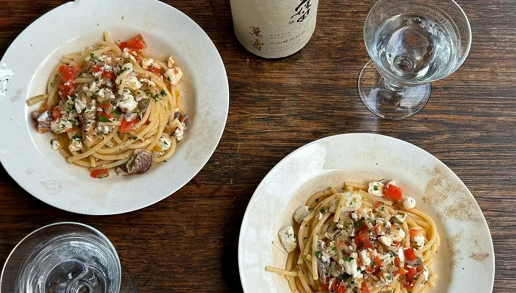 White Fish, Tomato, and Salted Caper Pasta